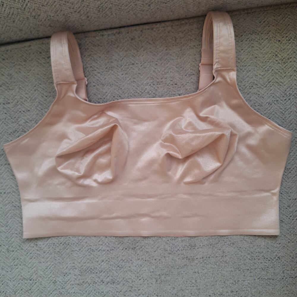 Ruby Ribbon size 40 Demiette light tan nude bra no underwire support